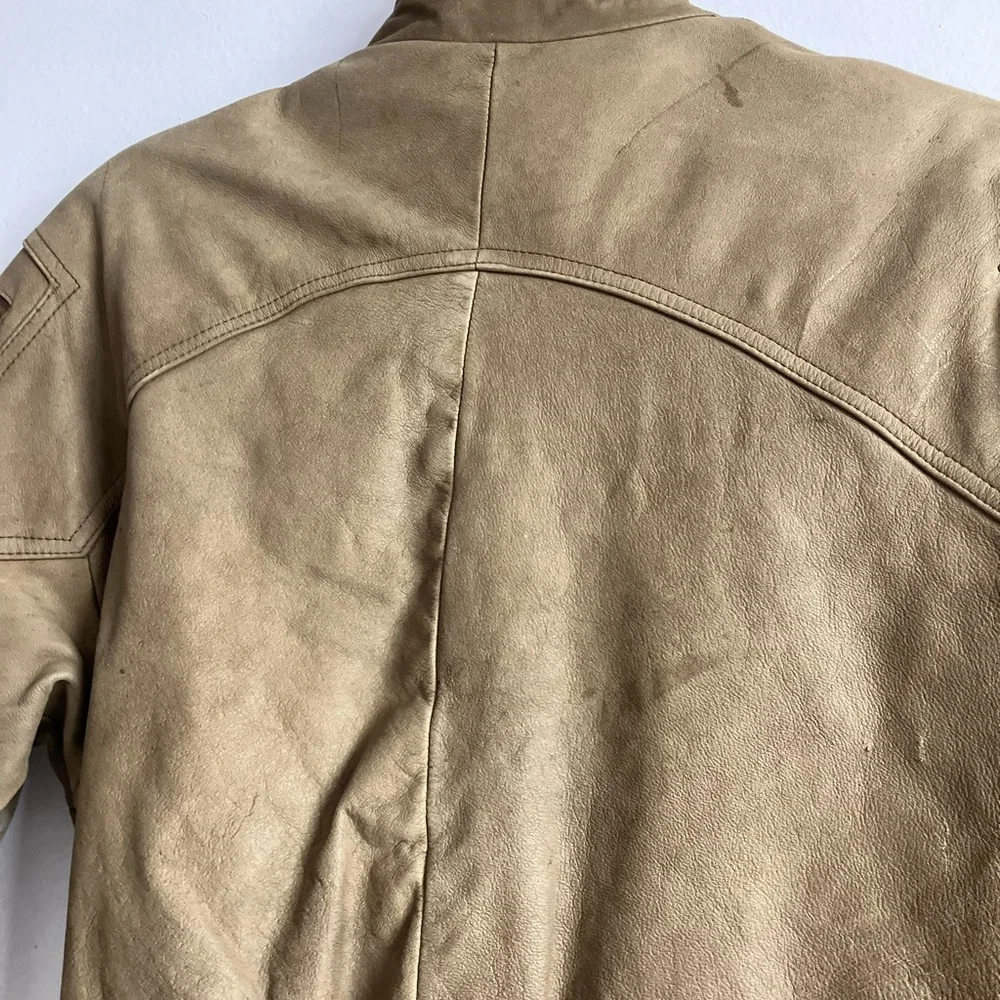 Leather Bomber Coat, Women’s XS, Brown, Adventure Bound, Vintage